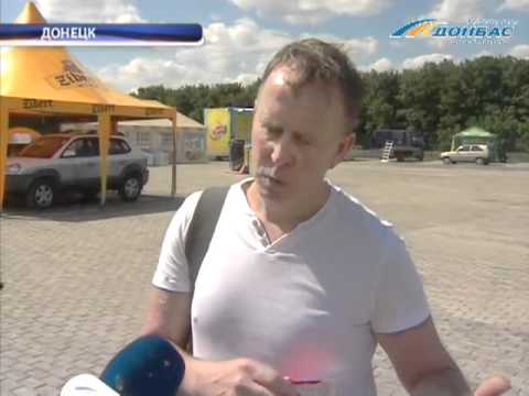 ТК Донбасс - иностранцы в донецком кемпинге Евро 2012