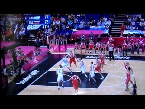 Олимпиада 2012 баскетбол Аргентина-Россия