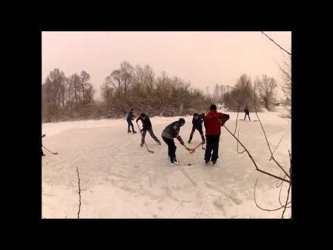 12.01.13 Хоккей. матч Приезжие - Местные. 3:10