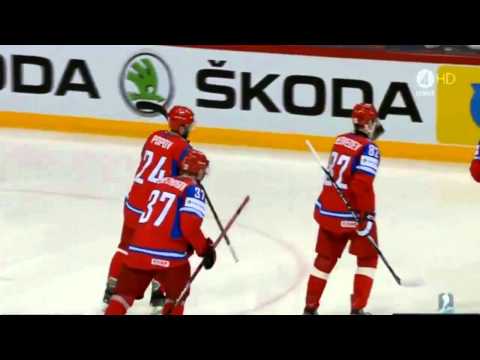 Хоккей Россия Словакия финал 2012 гол Пережогина 2:1
