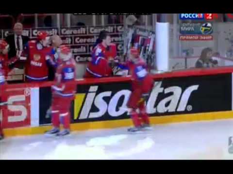 Хоккей Россия Швеция 2012 2:3 гол Малкина