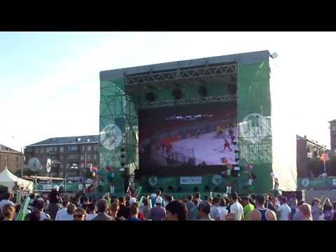 Хоккей на большом экране в Магнитогорске