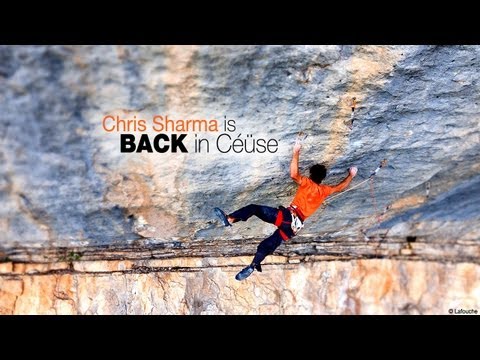 Chris Sharma - BACK in Céüse - Sport climbing and bolting in France