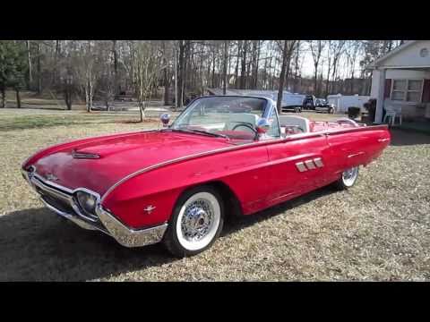 1963 Ford Thunderbird Sport Roadster Start Up, Exhaust, and In Depth Tour